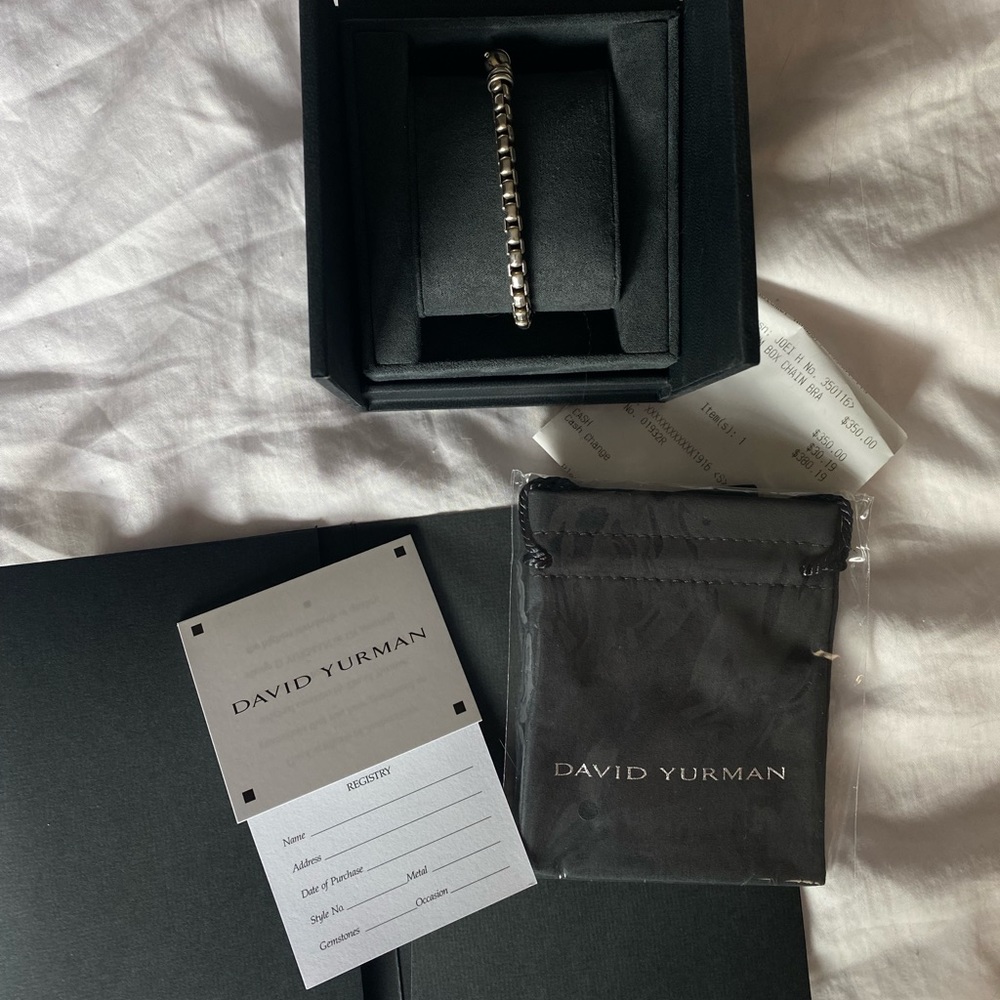 David Yurman Box Chain Bracelet